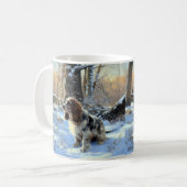 Cocker Spaniel Let It Snow Weihnachten Kaffeetasse (Vorderseite Links)