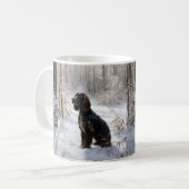 Cocker Spaniel Let It Snow Weihnachten Kaffeetasse (Vorderseite Links)