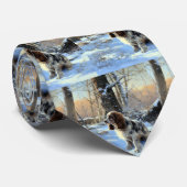 Cocker Spaniel Let It Snow Weihnachten Krawatte (Gerollt)