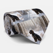 Cocker Spaniel Let It Snow Weihnachten Krawatte (Gerollt)