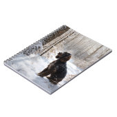 Cocker Spaniel Let It Snow Weihnachten Notizblock (Linke Seite)