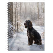 Cocker Spaniel Let It Snow Weihnachten Notizblock (Vorderseite)