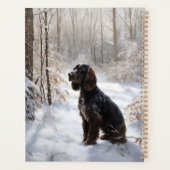 Cocker Spaniel Let It Snow Weihnachten Planer (Rückseite)