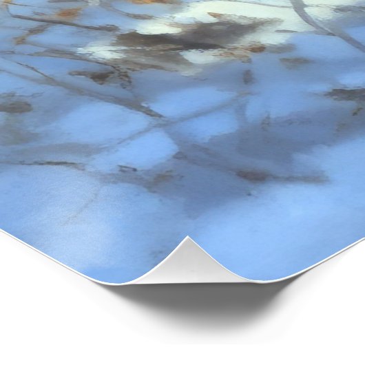 Cocker Spaniel Let It Snow Weihnachten Poster (Ecke)