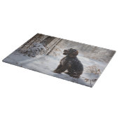 Cocker Spaniel Let It Snow Weihnachten Schneidebrett (Ecke)