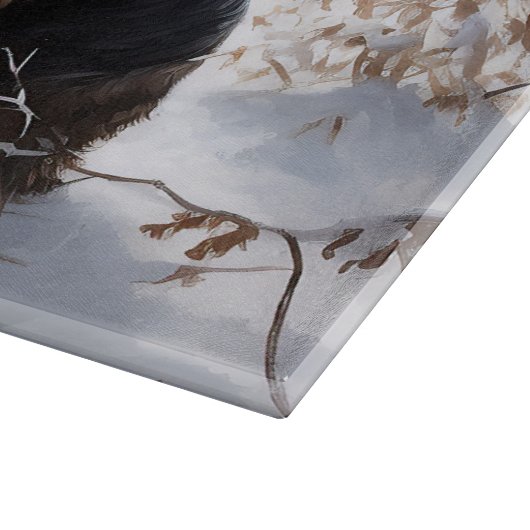 Cocker Spaniel Let It Snow Weihnachten Schneidebrett (Ecke)