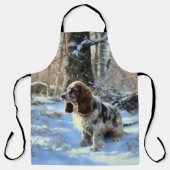 Cocker Spaniel Let It Snow Weihnachten Schürze (Vorderseite)