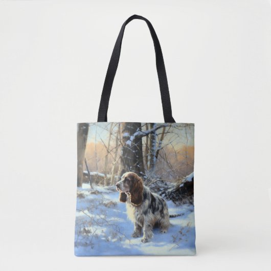 Cocker Spaniel Let It Snow Weihnachten Tasche (Vorderseite)