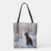 Cocker Spaniel Let It Snow Weihnachten Tasche (Rückseite)