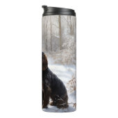 Cocker Spaniel Let It Snow Weihnachten Thermosbecher (Nach rechts gedreht)