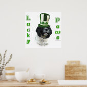 Cocker Spaniel Lucky Paws Poster (Küche)