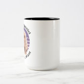 Cocker Spaniel lustiges Zitat Zwei-Tone-Tasse Kaff Zweifarbige Tasse (Mittel)