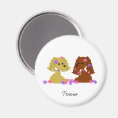 Cocker Spaniel Magnet (Vorderseite/Rückseite)