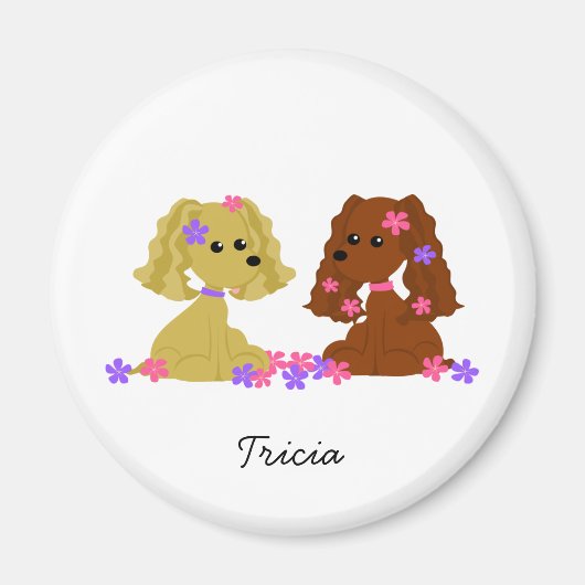 Cocker Spaniel Magnet (Vorne)