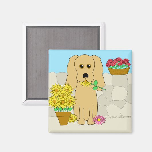 Cocker Spaniel Magnet (Vorderseite/Rückseite)