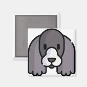 Cocker Spaniel Magnet (Vorderseite/Rückseite)