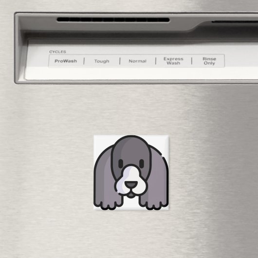 Cocker Spaniel Magnet (In Situ (Geschirrspüler))