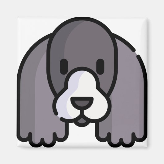Cocker Spaniel Magnet (Vorne)