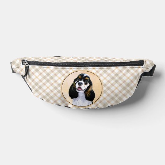 Cocker Spaniel Malerei Parti Tan Original Dog Art Bauchtasche (Ablage )