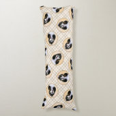 Cocker Spaniel Malerei Parti Tan Original Dog Art Seitenschläferkissen (Vorderseite Vertikal)