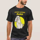 Cocker Spaniel Mama Buff Cocker Spaniel Dog Mother T-Shirt (Vorderseite)