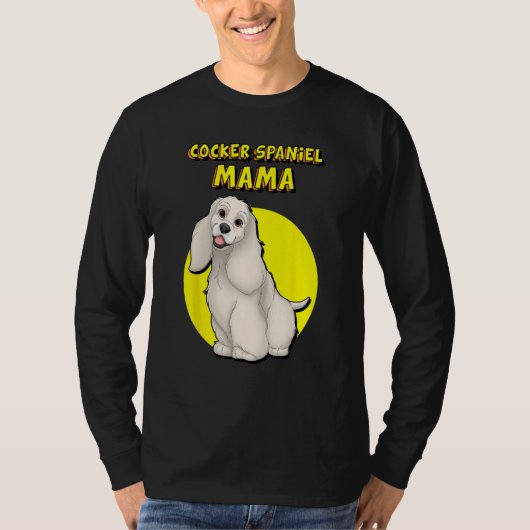 Cocker Spaniel Mama Buff Cocker Spaniel Hund Mutte T-Shirt (Vorderseite)