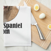 Cocker Spaniel Mama Geschirrtuch (Viertel Falte)