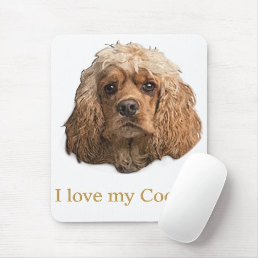 Cocker-Spaniel-Maus-Pad Mousepad (Mit Mouse)