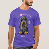Cocker Spaniel mein Herz gehört T-Shirt (Vorderseite)