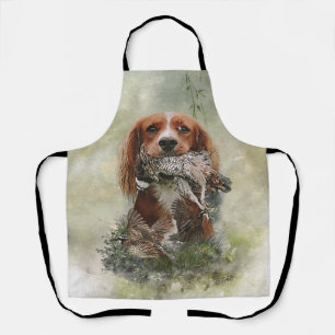 Cocker Spaniel mit grauem Partridge Schürze