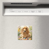 Cocker Spaniel mit Ostereier Urlaub Magnet (In Situ (Geschirrspüler))