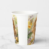 Cocker Spaniel mit Ostereier Urlaub Pappbecher (Rechts)