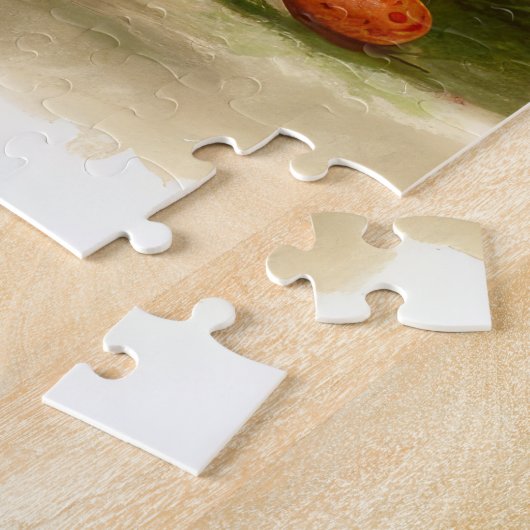 Cocker Spaniel mit Ostereier Urlaub Puzzle (Seite)