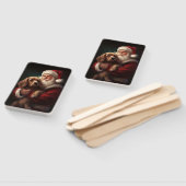 Cocker Spaniel mit Weihnachtsmann Weihnachten Fächer (Non-assembled)