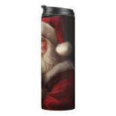 Cocker Spaniel mit Weihnachtsmann Weihnachten Thermosbecher (Nach rechts gedreht)