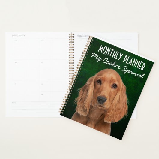 Cocker Spaniel Monatsplaner Planer (Anzeige)