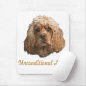 Cocker Spaniel Mousepad (Mit Mouse)