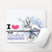 Cocker spaniel mousepad (Mit Mouse)