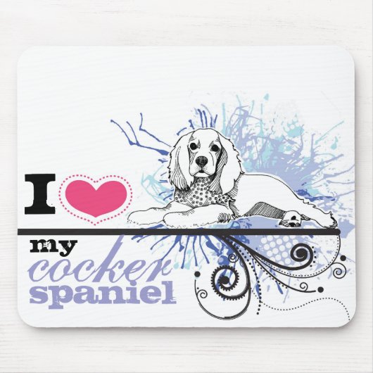 Cocker spaniel mousepad (Vorne)
