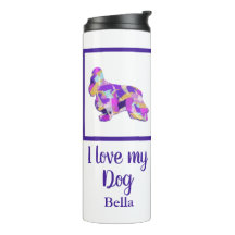 Cocker Spaniel Niedlich Hund Silhouette PurplePY&B