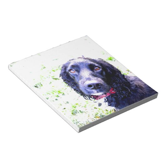 Cocker Spaniel Notizblock (angewinkelt)