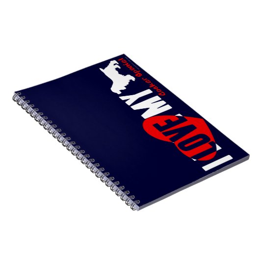 Cocker spaniel notizblock (Rechte Seite)