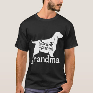 Cocker Spaniel Oma Geschenke Süße Oma Hunde Liebe T-Shirt