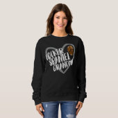 Cocker Spaniel Oma Heart Funny Cocker Spaniel Sweatshirt (Vorne ganz)