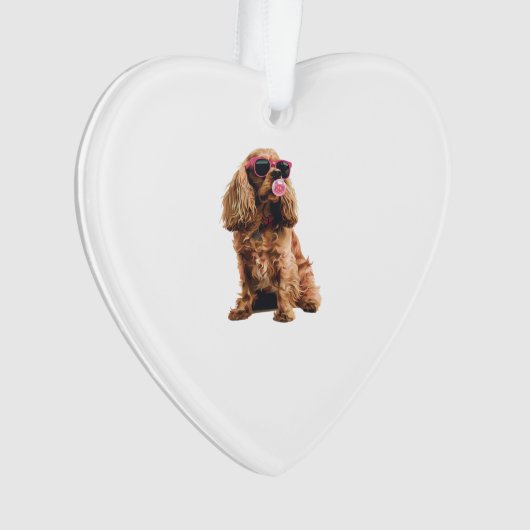 Cocker Spaniel Ornament (Vorderseite)