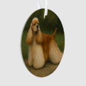 Cocker Spaniel Ornament (Vorderseite)
