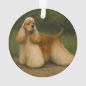 Cocker Spaniel Ornament (Rückseite)