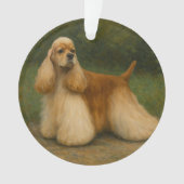 Cocker Spaniel Ornament (Vorderseite)