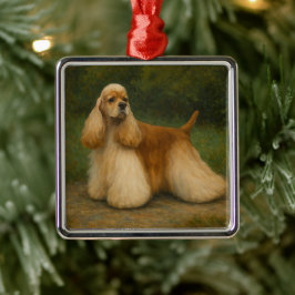 Cocker Spaniel Ornament Aus Metall