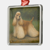 Cocker Spaniel Ornament Aus Metall (Links)